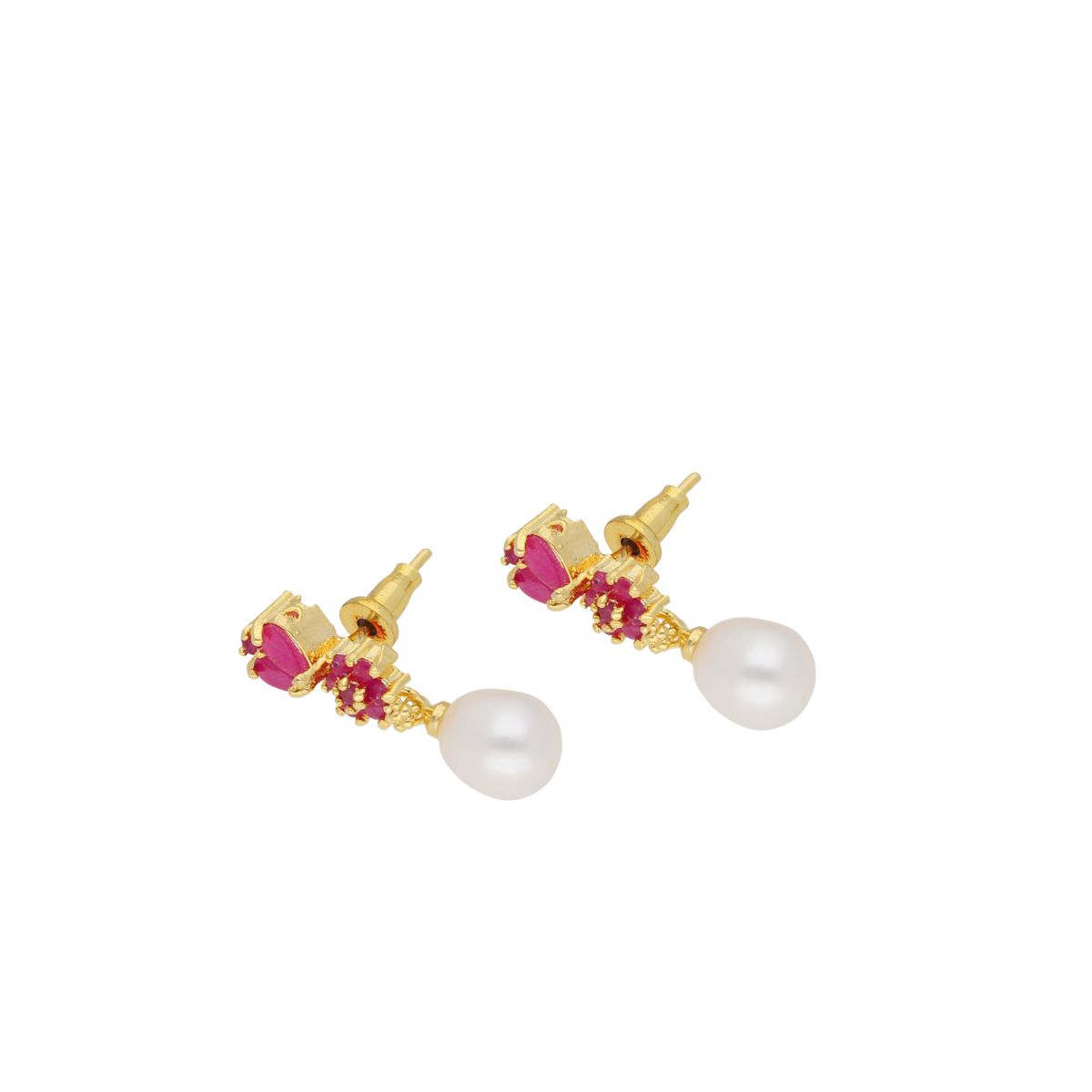 J Pearls Gianna Pearl Earrings - Real Pearl Jewelry - Distacart
