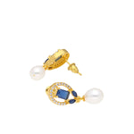 Thumbnail for J Pearls Abanti Pearl Earrings - Real Pearl Jewelry - Distacart