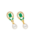 Thumbnail for J Pearls Abeni Pearl Earrings - Real Pearl Jewelry - Distacart