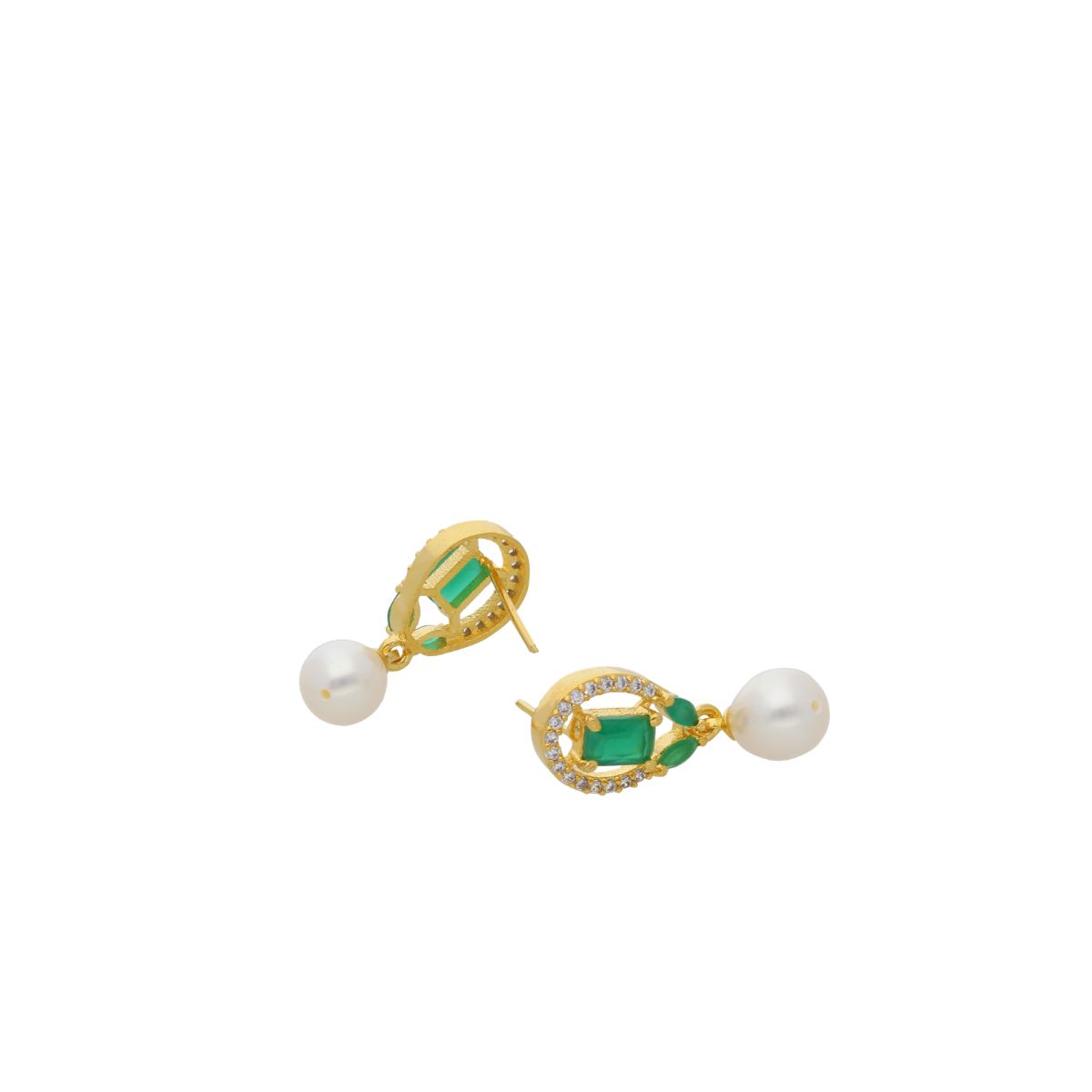 J Pearls Abeni Pearl Earrings - Real Pearl Jewelry - Distacart