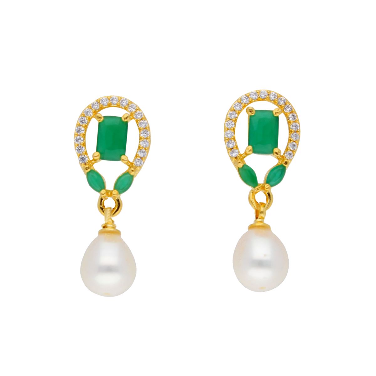 J Pearls Abeni Pearl Earrings - Real Pearl Jewelry - Distacart
