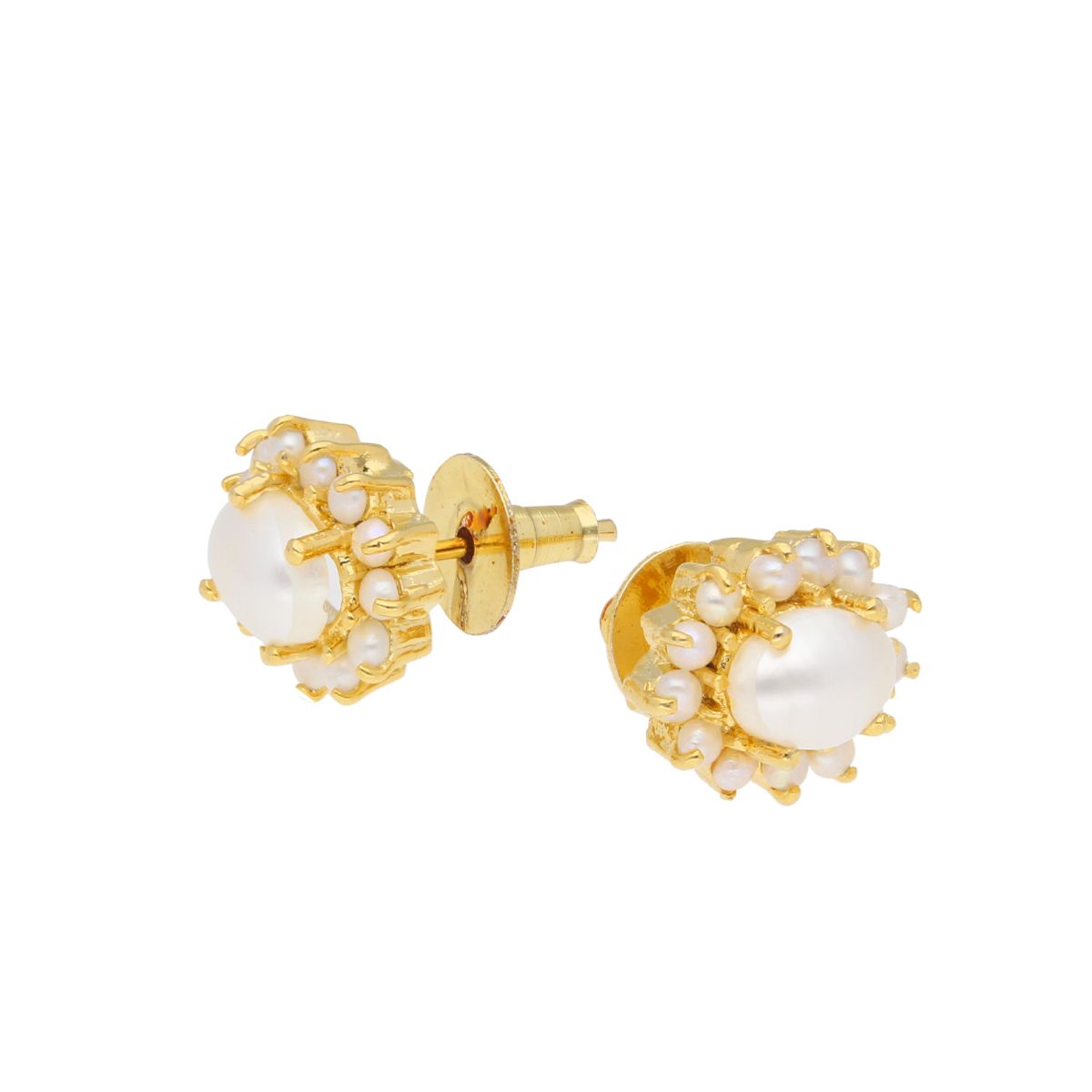 J Pearls Shine Pearl Earrings - Real Pearl Jewelry - Distacart