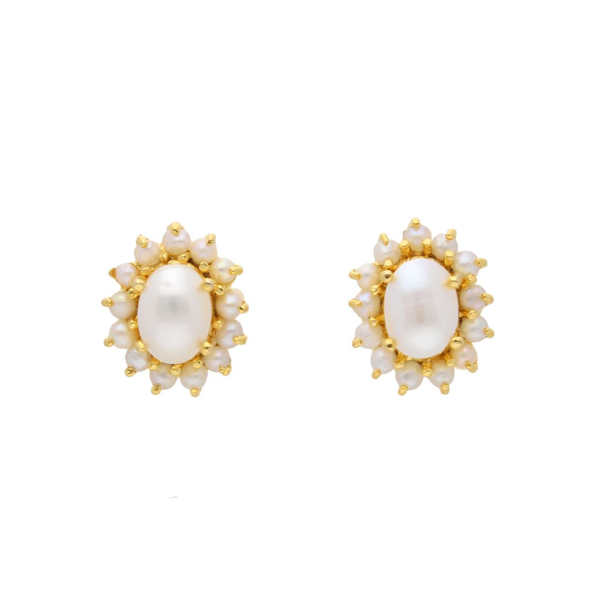 J Pearls Shine Pearl Earrings - Real Pearl Jewelry - Distacart