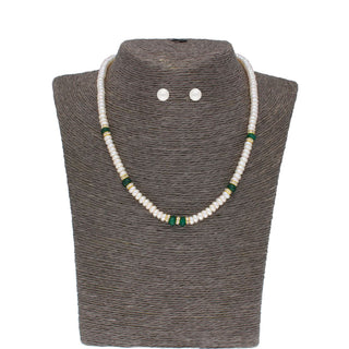 J Pearls Abharika 1 Line Pearl Set - Real Pearl Jewelry - Distacart