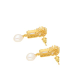 Thumbnail for J Pearls Babita Pearl Earrings - Real Pearl Jewelry - Distacart