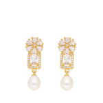 Thumbnail for J Pearls Babita Pearl Earrings - Real Pearl Jewelry - Distacart
