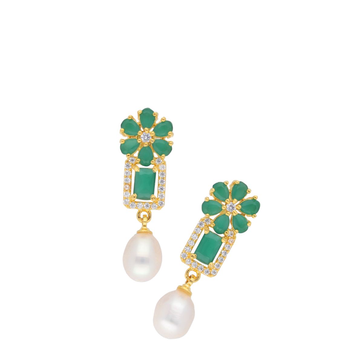 J Pearls Baani Pearl Earrings - Real Pearl Jewelry - Distacart