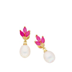Thumbnail for J Pearls Noha Pearl Earrings - Real Pearl Jewelry - Distacart