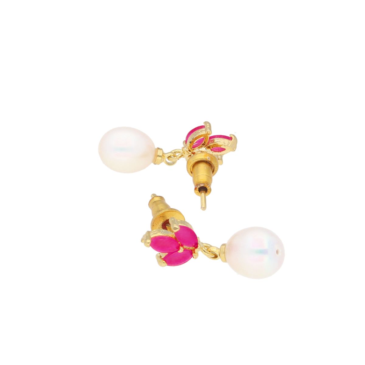 J Pearls Noha Pearl Earrings - Real Pearl Jewelry - Distacart