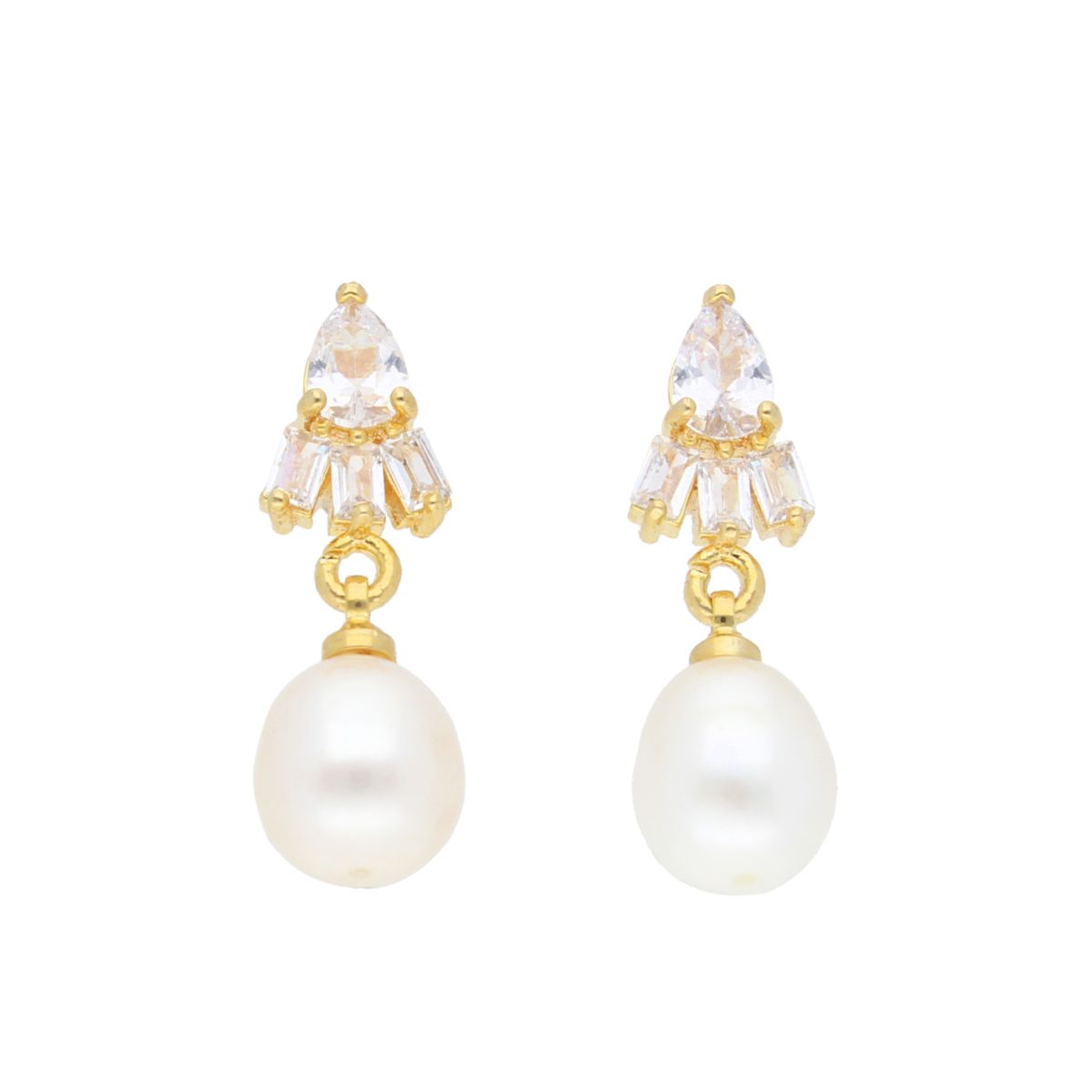 J Pearls Bagesri Pearl Earrings - Real Pearl Jewelry - Distacart