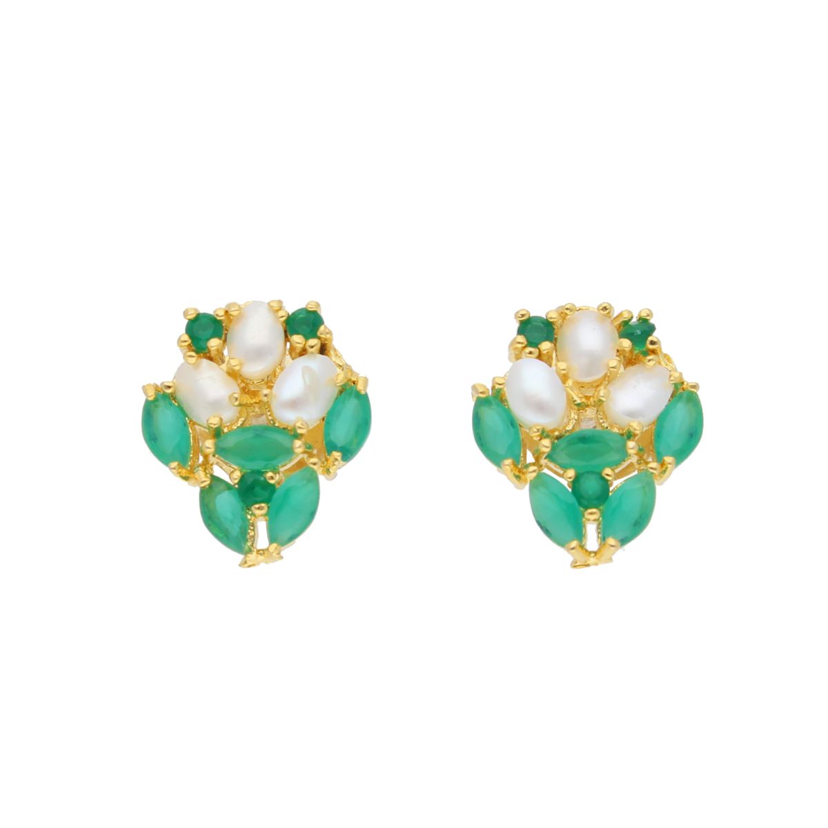 Buy Sri Jagdamba Pearls Pearls Prisha Pearl Purple Earrings Online