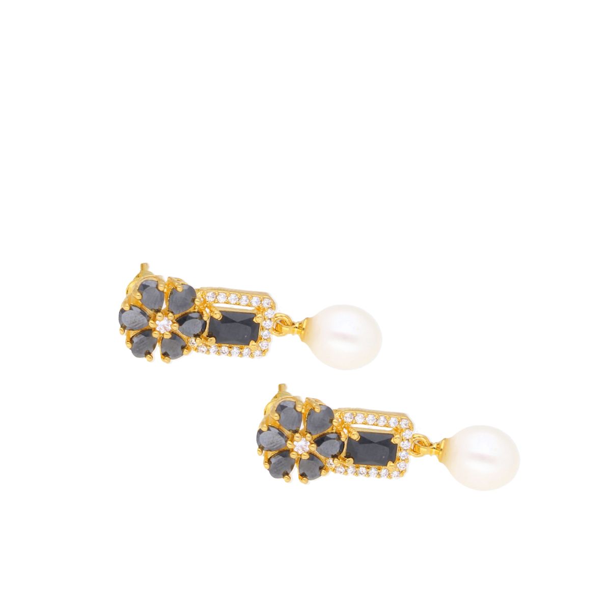 J Pearls Iditri Pearl Earrings - Real Pearl Jewelry - Distacart