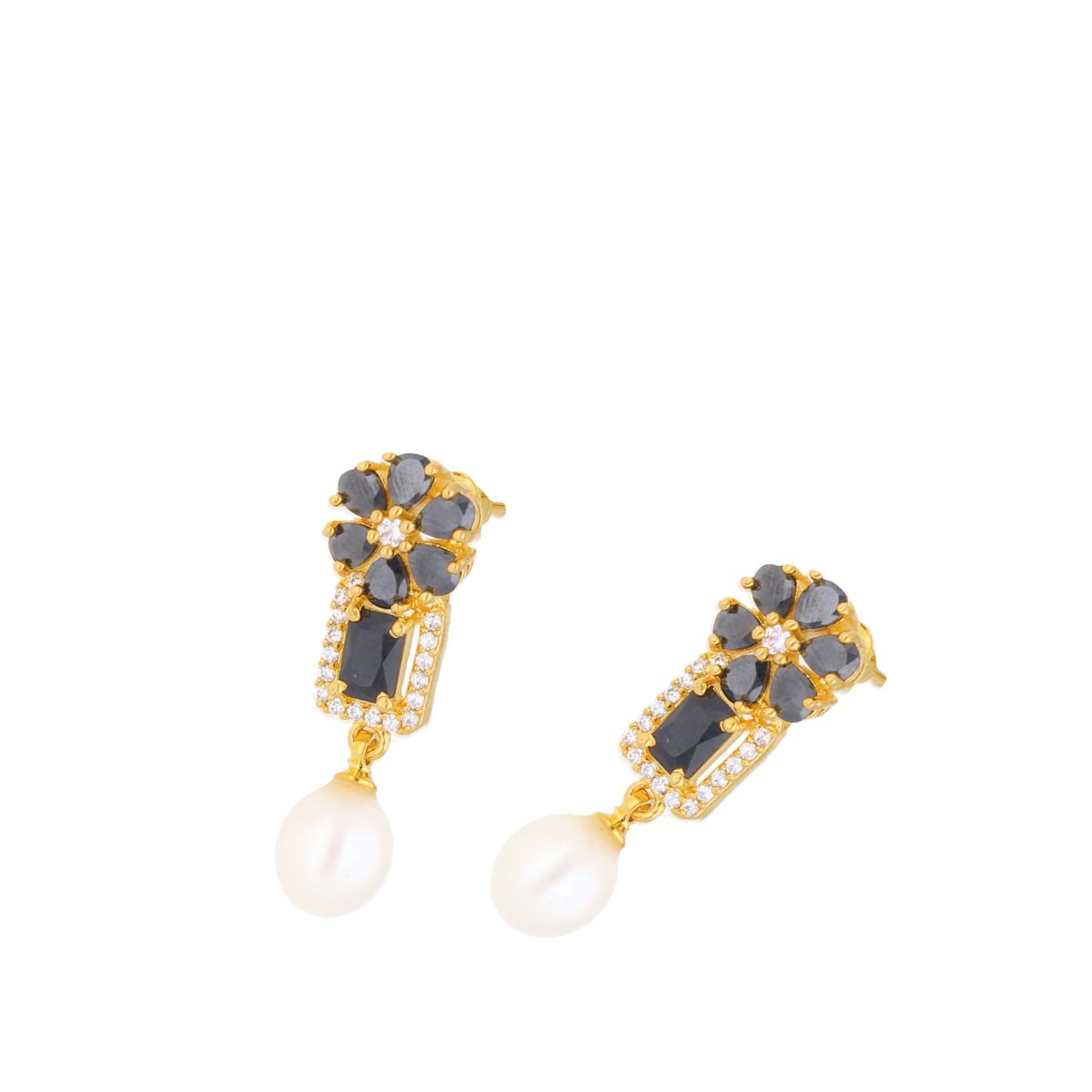 J Pearls Iditri Pearl Earrings - Real Pearl Jewelry - Distacart