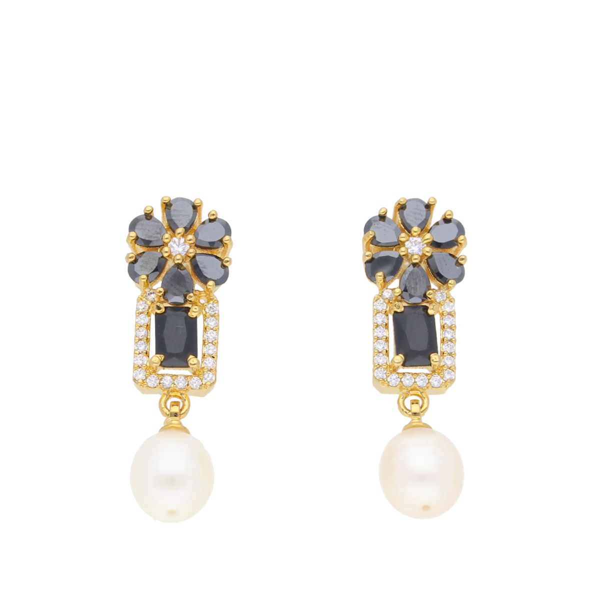 J Pearls Iditri Pearl Earrings - Real Pearl Jewelry - Distacart