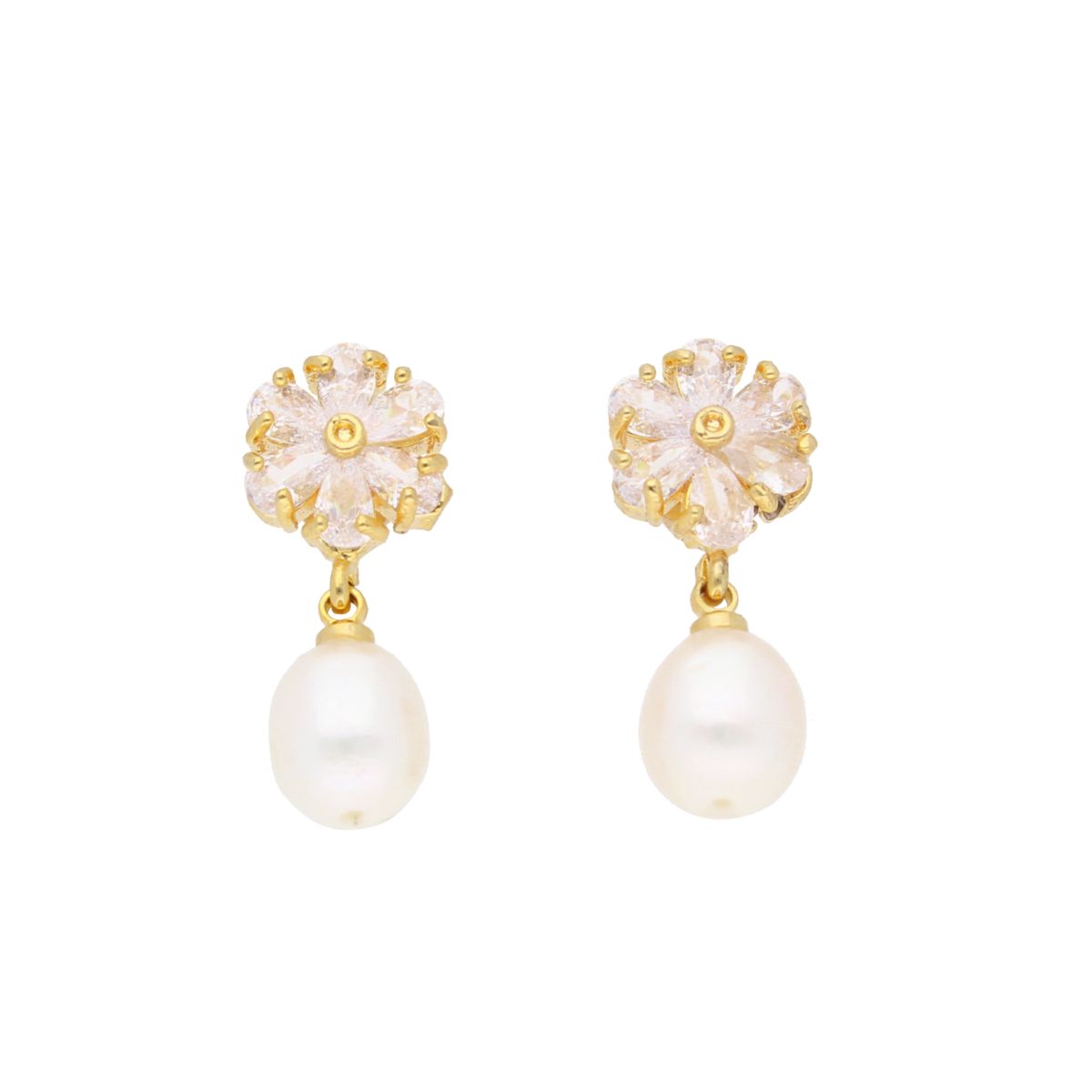 J Pearls Anahita Pearl Earrings - Real Pearl Jewelry - Distacart