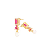 Thumbnail for J Pearls Siddhi Pearl Earrings - Real Pearl Jewelry - Distacart