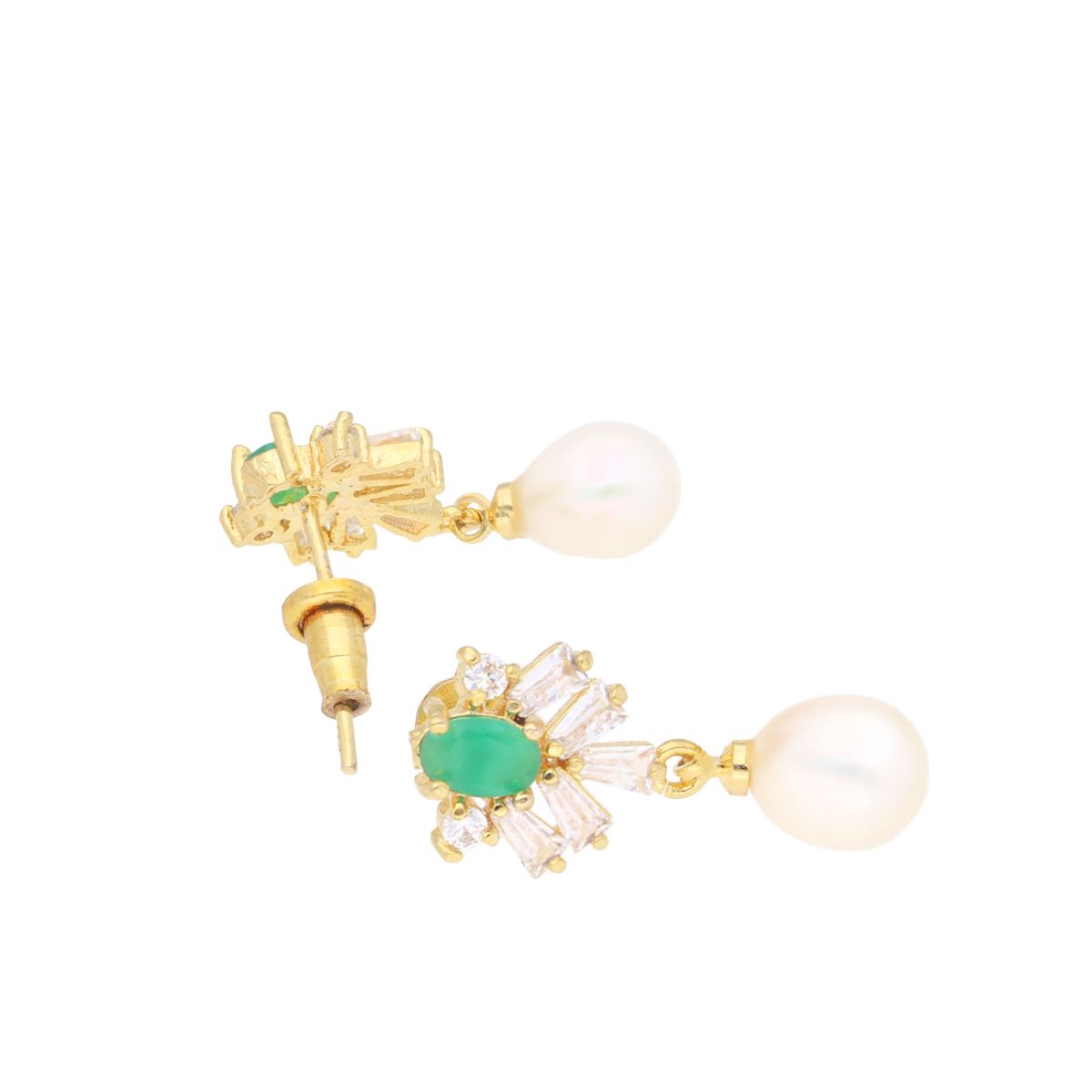 J Pearls Kitti Pearl Earrings - Real Pearl Jewelry - Distacart