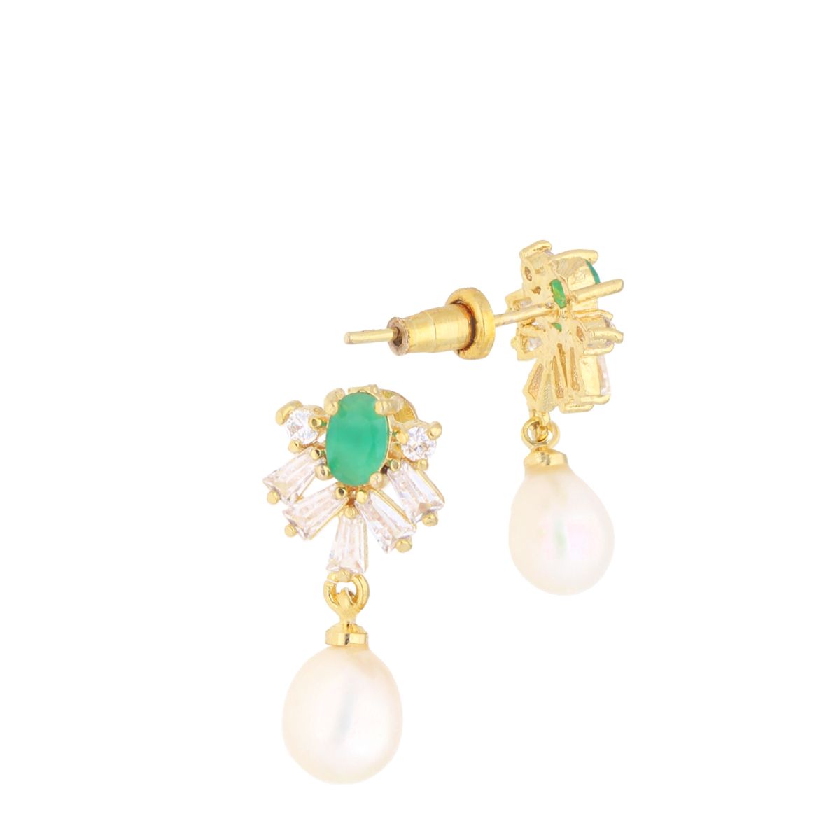 J Pearls Kitti Pearl Earrings - Real Pearl Jewelry - Distacart