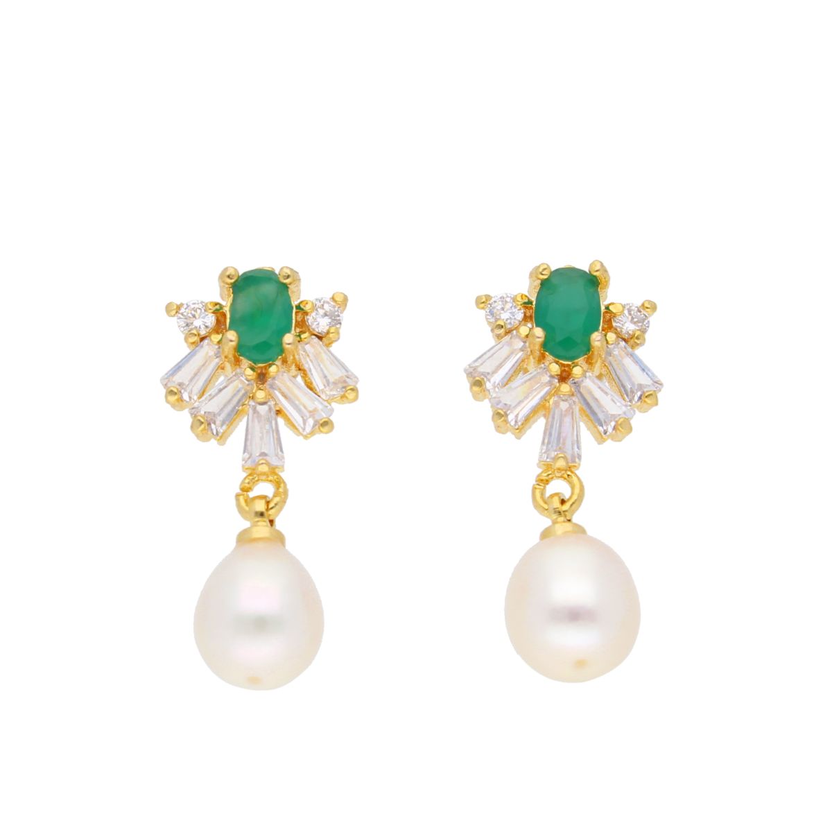 J Pearls Kitti Pearl Earrings - Real Pearl Jewelry - Distacart