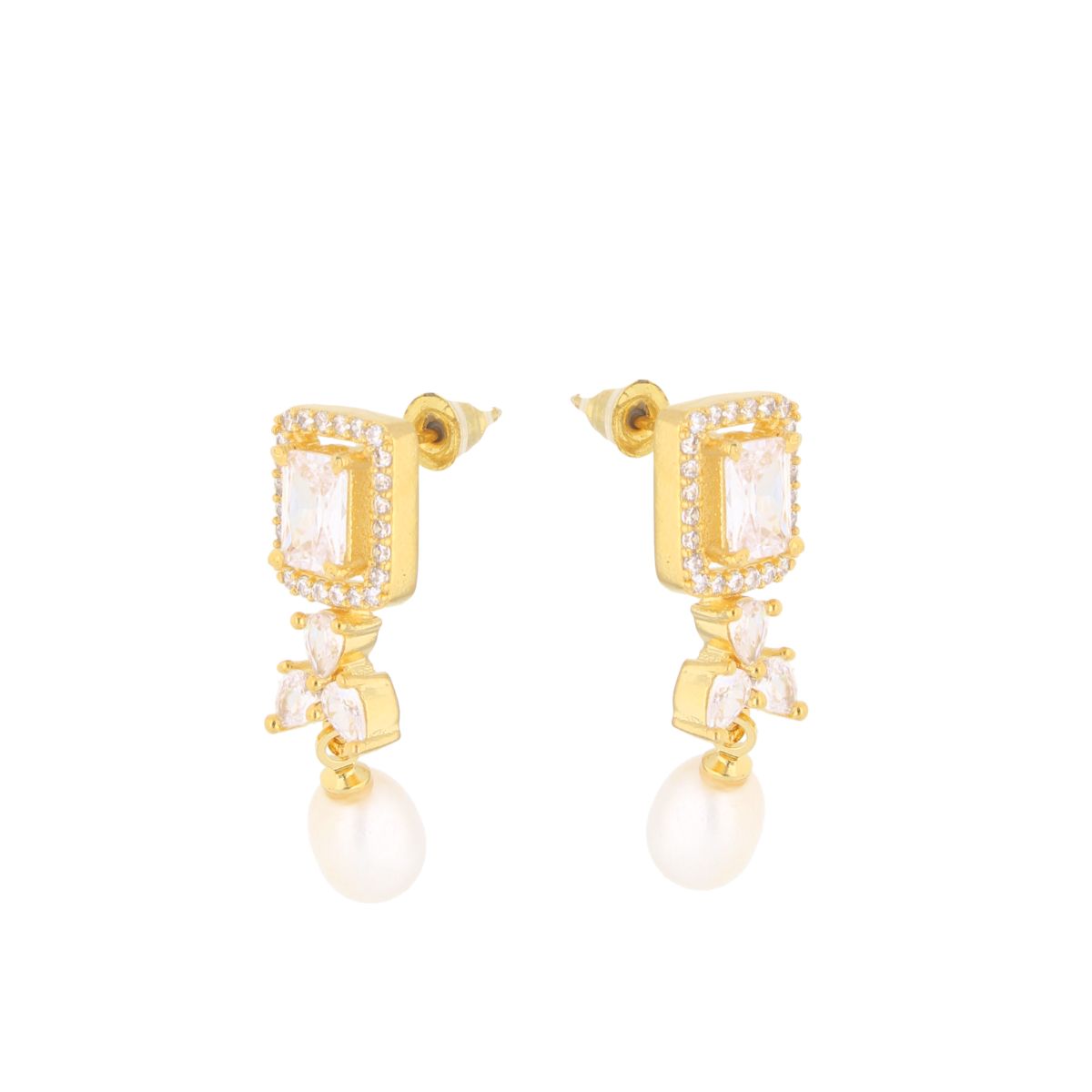 J Pearls Hiya Pearl Earrings - Real Pearl Jewelry - Distacart