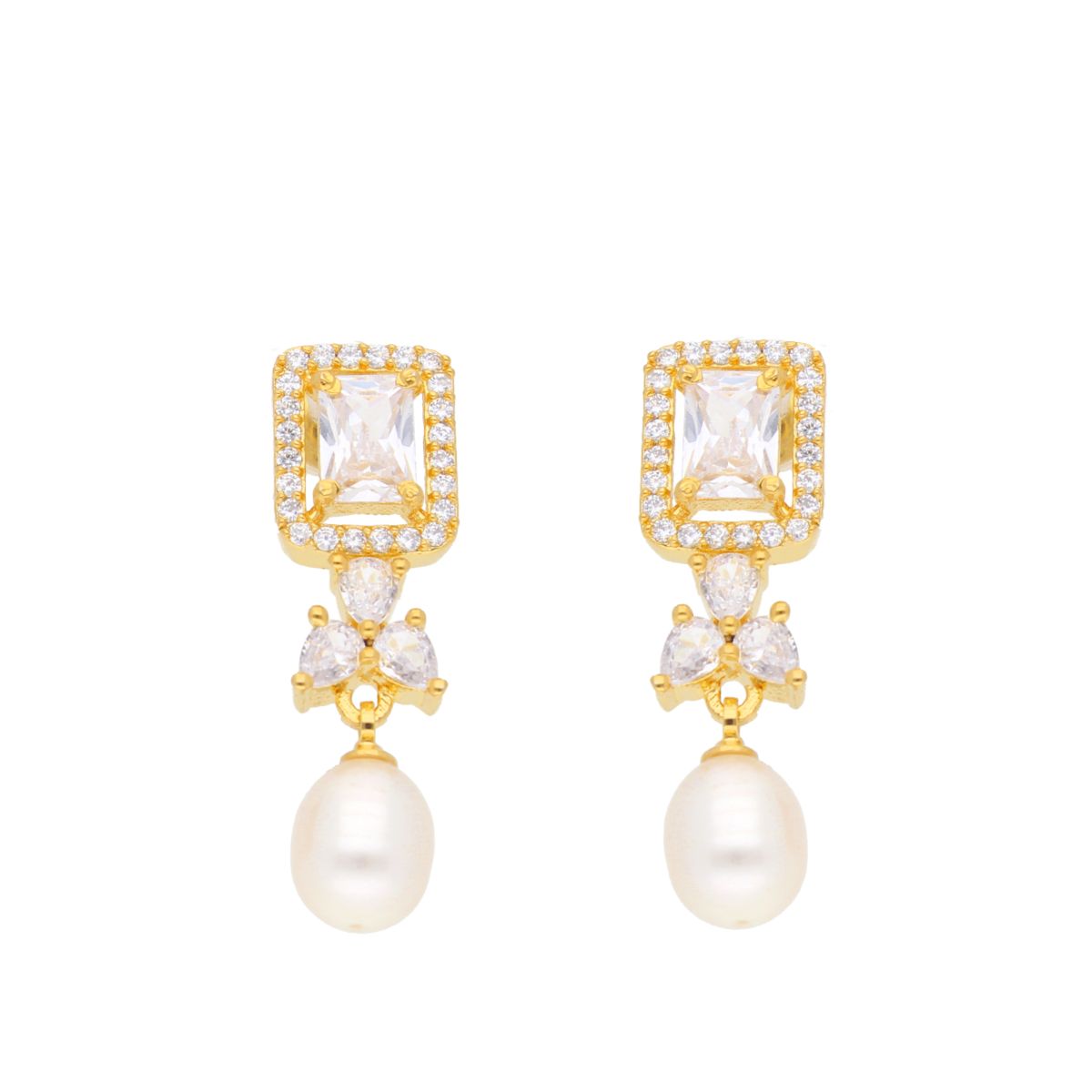 J Pearls Hiya Pearl Earrings - Real Pearl Jewelry - Distacart