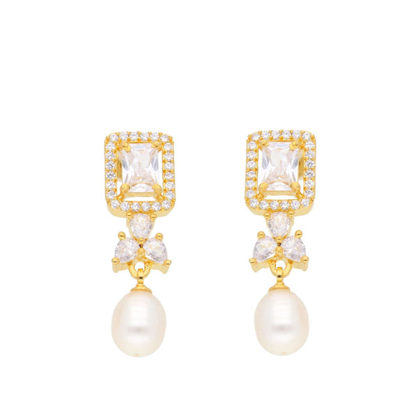 J Pearls Hiya Pearl Earrings - Real Pearl Jewelry - Distacart