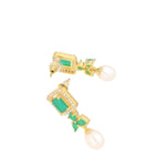 Thumbnail for J Pearls Jaanvi Pearl Earrings - Real Pearl Jewelry - Distacart