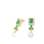 Thumbnail for J Pearls Jaanvi Pearl Earrings - Real Pearl Jewelry - Distacart