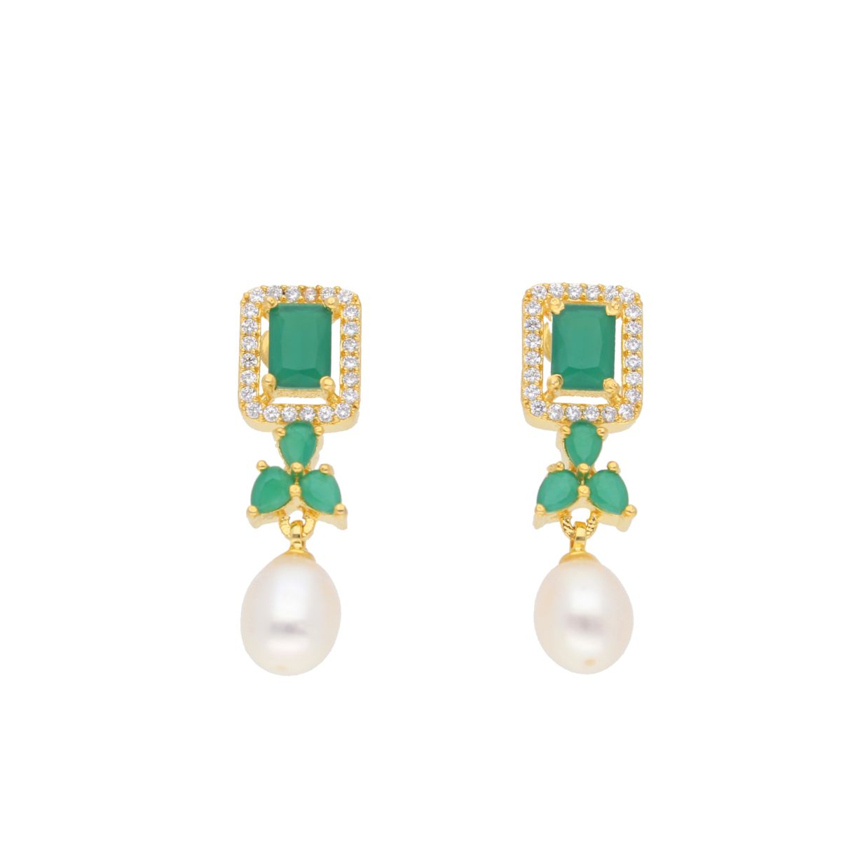 J Pearls Jaanvi Pearl Earrings - Real Pearl Jewelry - Distacart