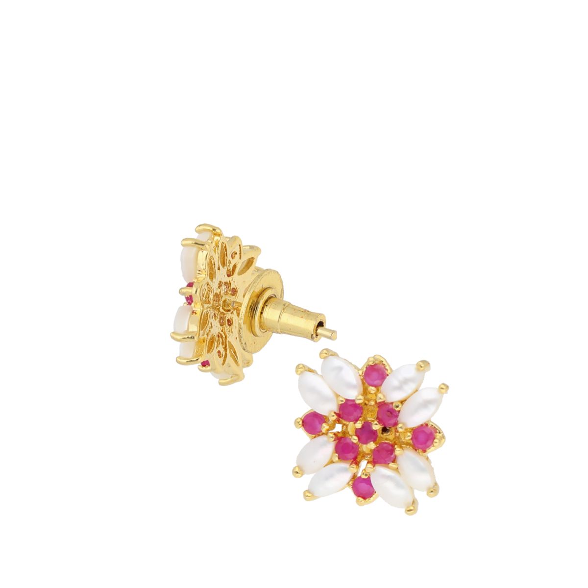 J Pearls Eva Pearl Earrings - Real Pearl Jewelry - Distacart