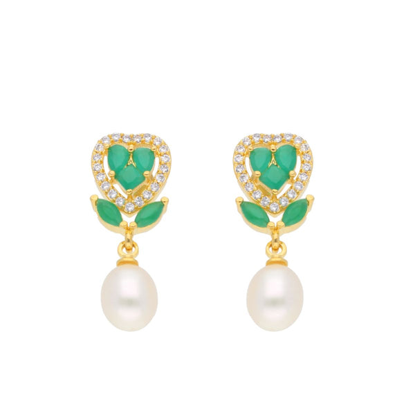 J Pearls Theertha Pearl Earrings - Real Pearl Jewelry - Distacart