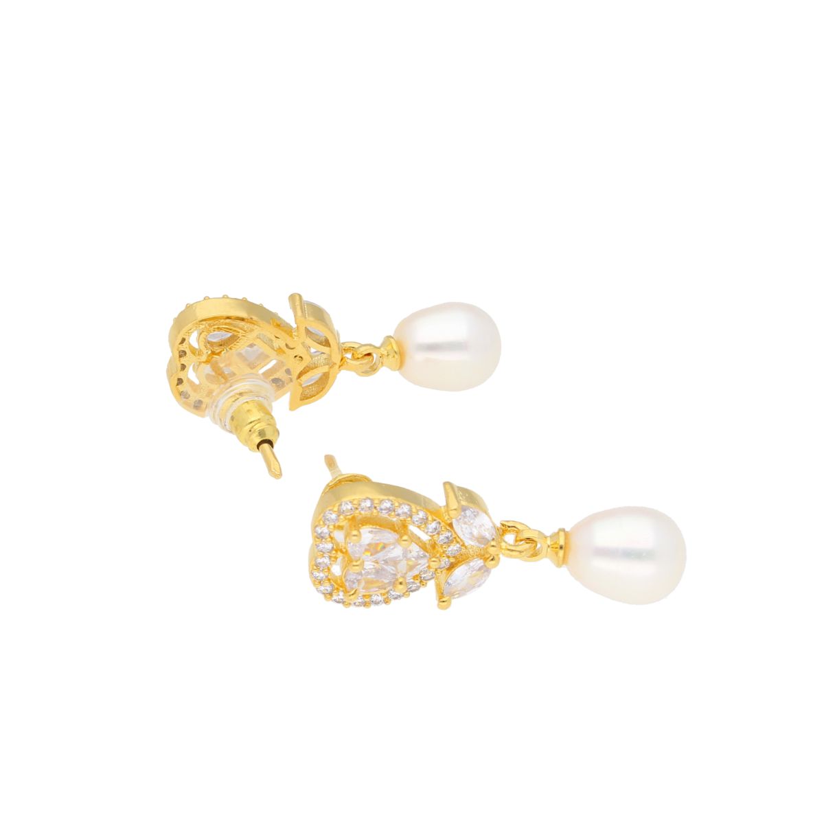 J Pearls Yami Pearl Earrings - Real Pearl Jewelry - Distacart
