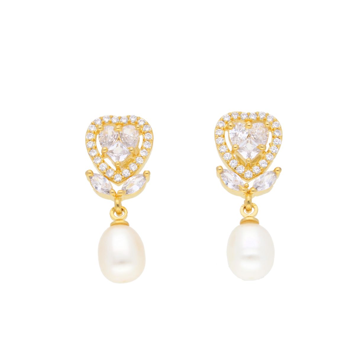 J Pearls Yami Pearl Earrings - Real Pearl Jewelry - Distacart