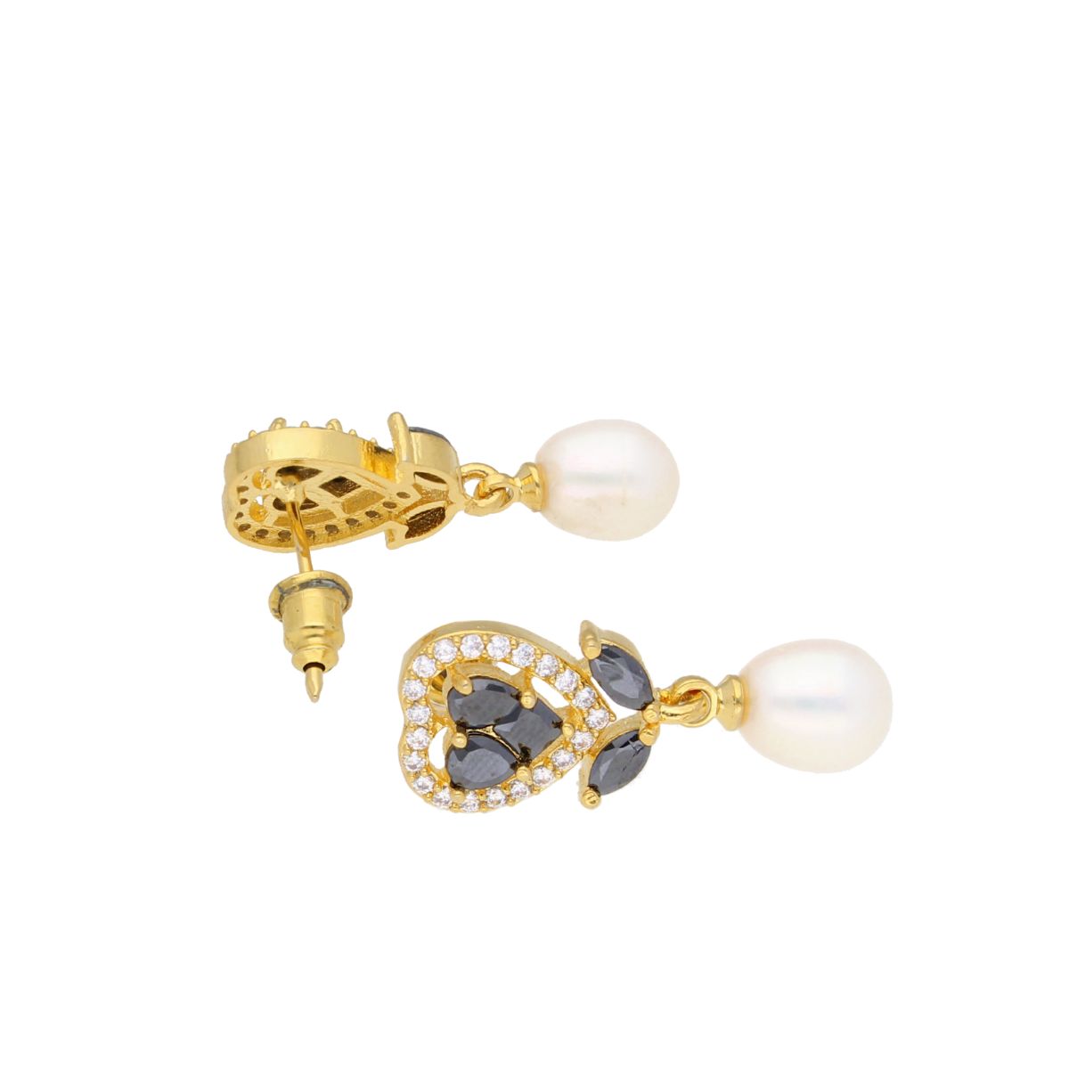 J Pearls Iditri Pearl Earrings - Real Pearl Jewelry - Distacart