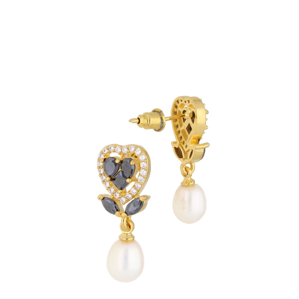 J Pearls Iditri Pearl Earrings - Real Pearl Jewelry - Distacart
