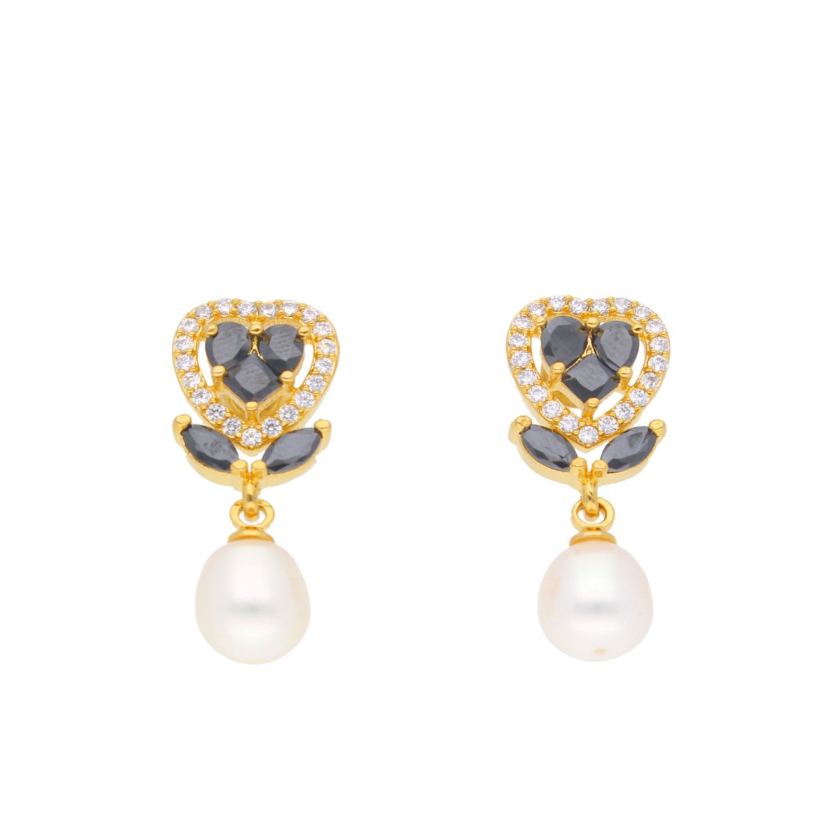 J Pearls Iditri Pearl Earrings - Real Pearl Jewelry - Distacart