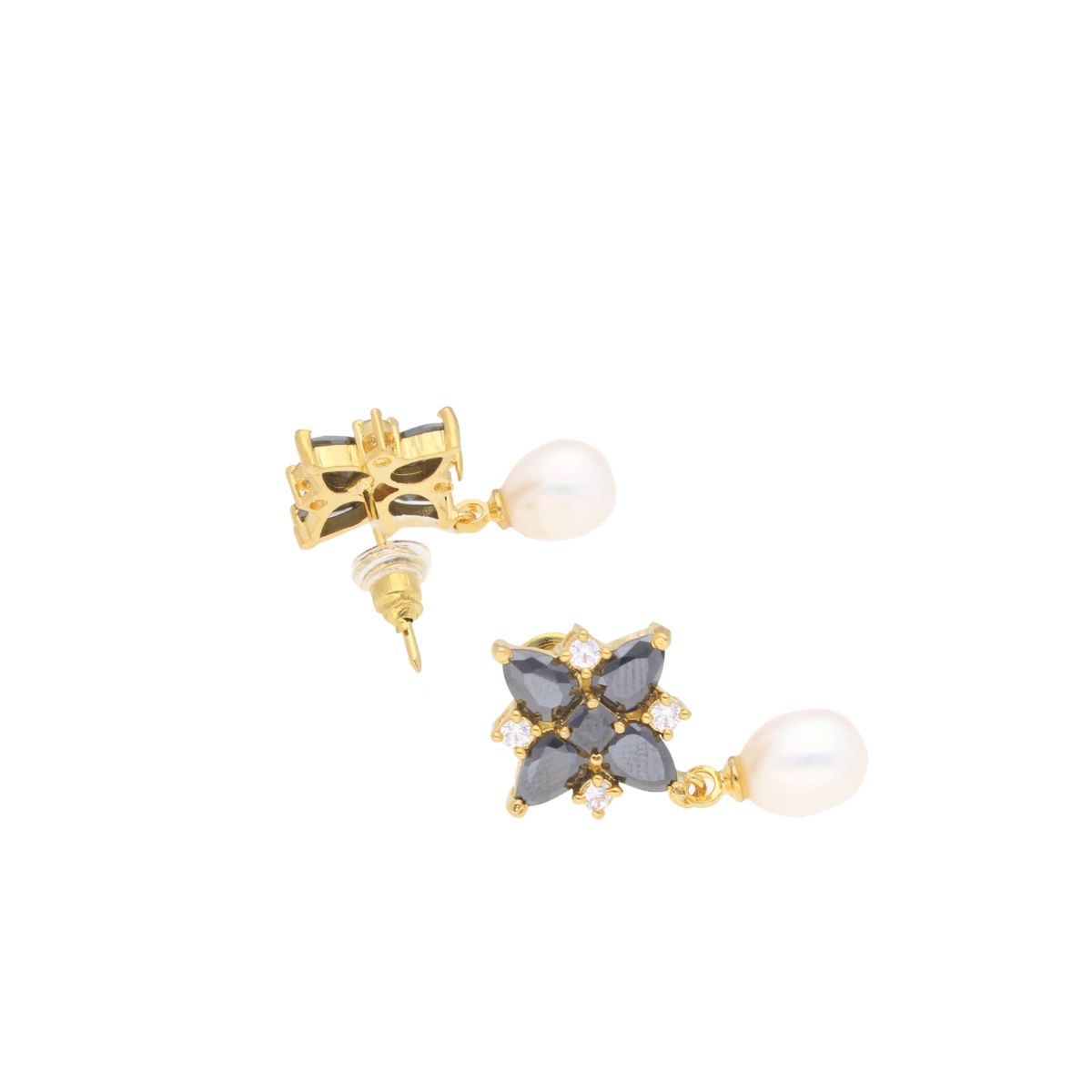 J Pearls Baani Pearl Earrings - Real Pearl Jewelry - Distacart