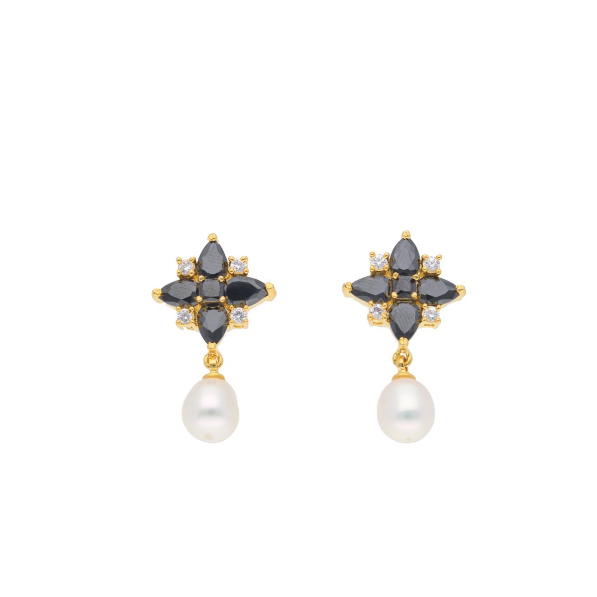 J Pearls Baani Pearl Earrings - Real Pearl Jewelry - Distacart