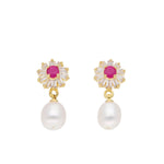 Thumbnail for J Pearls Anahita Pearl Earrings - Real Pearl Jewelry - Distacart