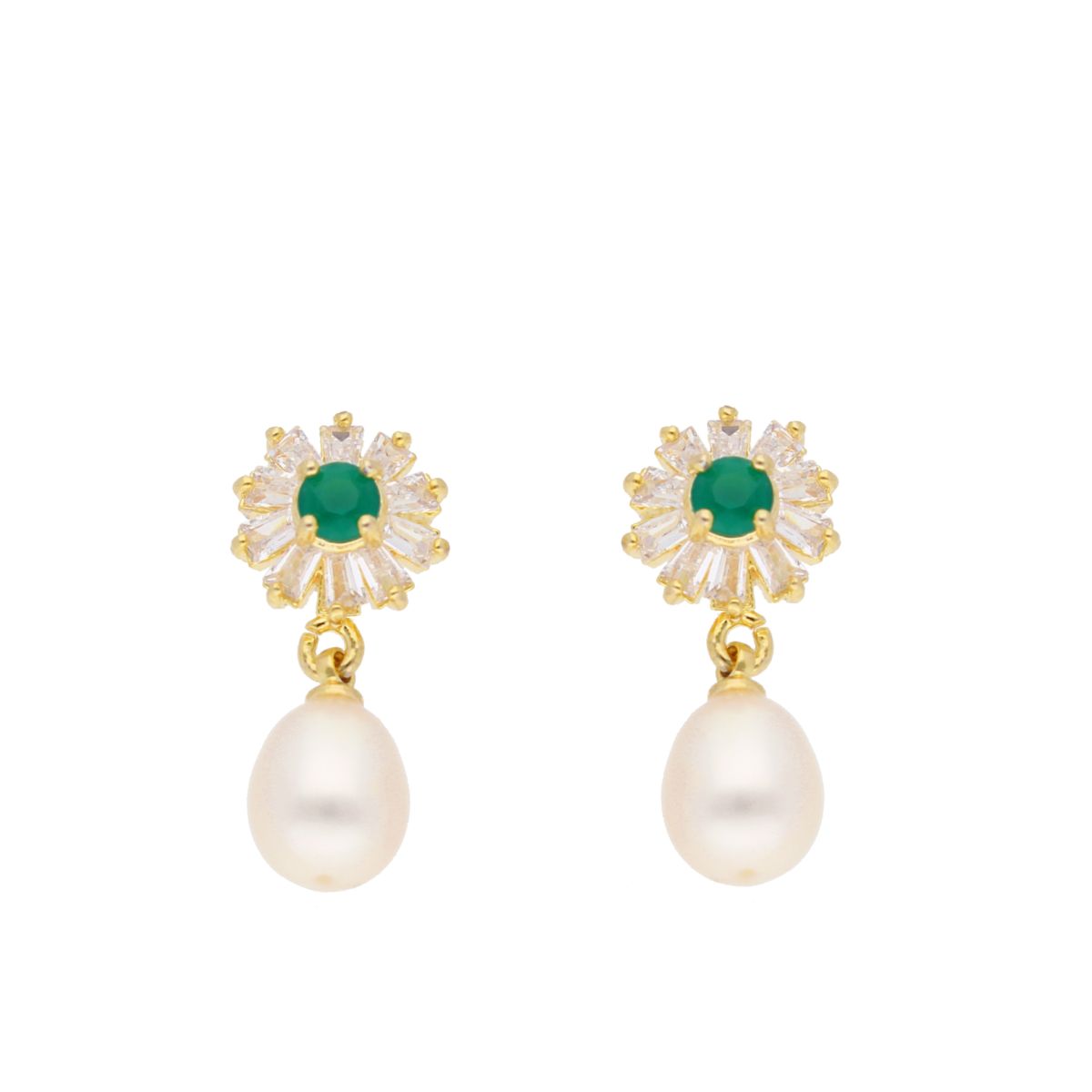 J Pearls Siddhi Pearl Earrings - Real Pearl Jewelry - Distacart
