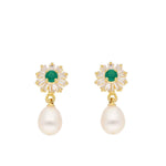 Thumbnail for J Pearls Siddhi Pearl Earrings - Real Pearl Jewelry - Distacart