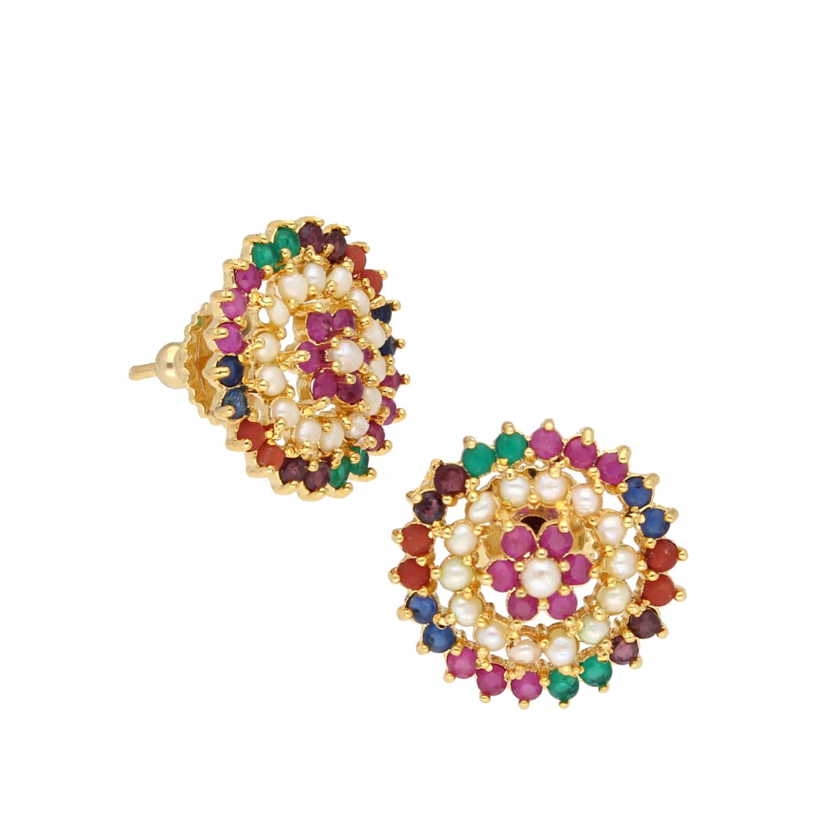 J Pearls Gianna Pearl Earrings - Real Pearl Jewelry - Distacart