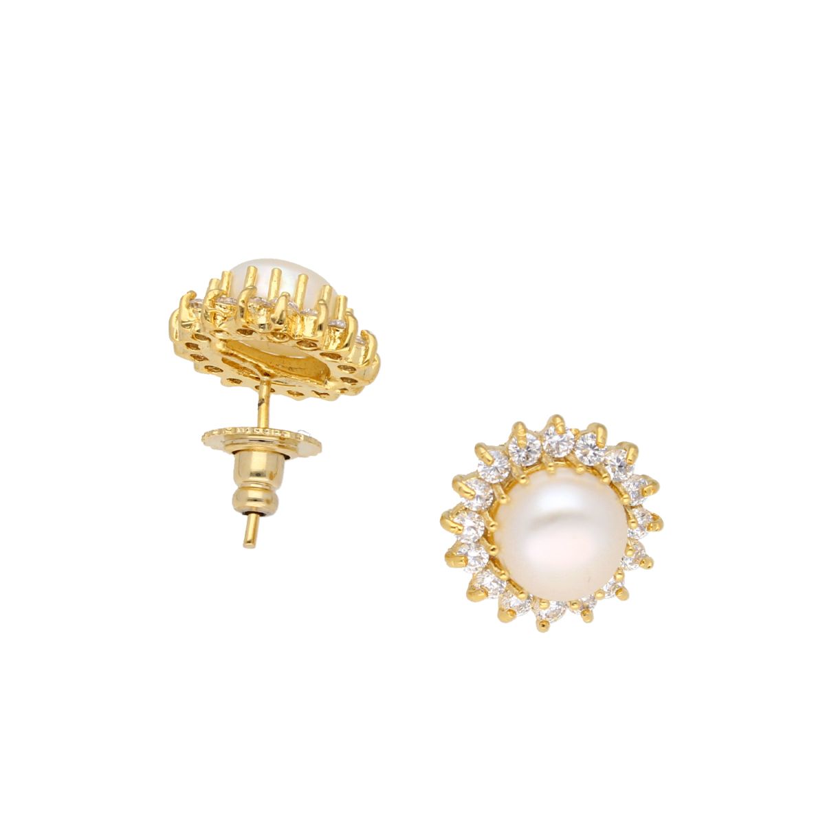 J Pearls Hiya Pearl Earrings - Real Pearl Jewelry - Distacart
