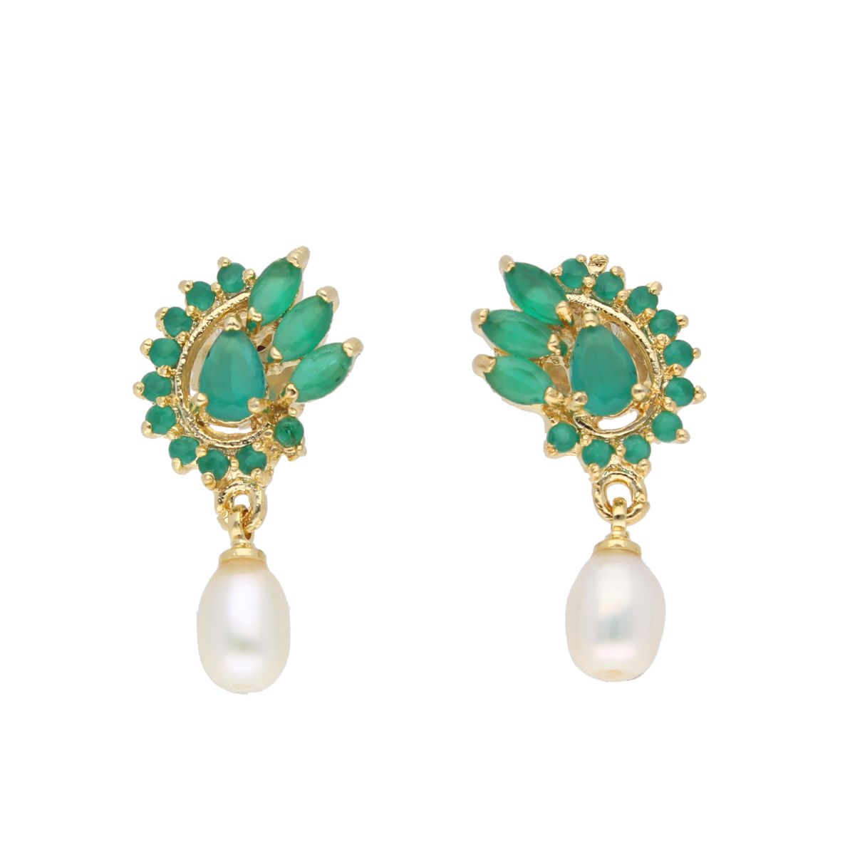 J Pearls Kiara Pearl Earrings - Real Pearl Jewelry - Distacart
