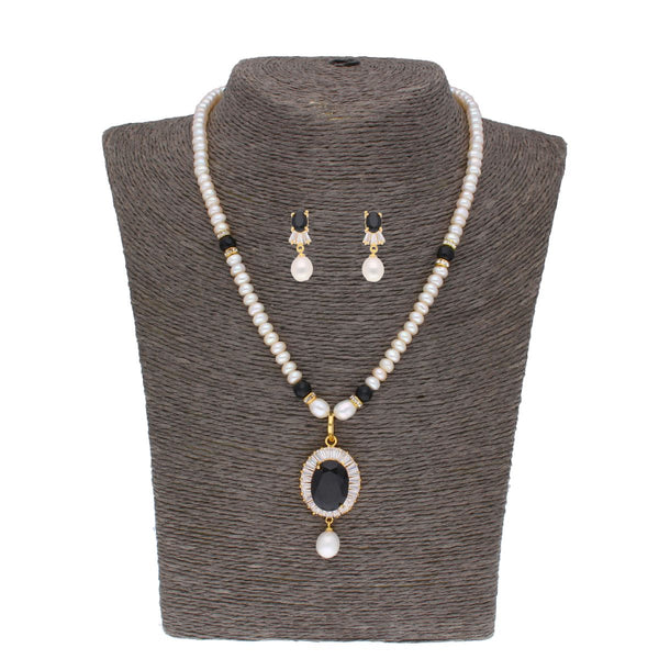 J Pearls Dharti Pearl Set - Real Pearl Jewelry - Distacart