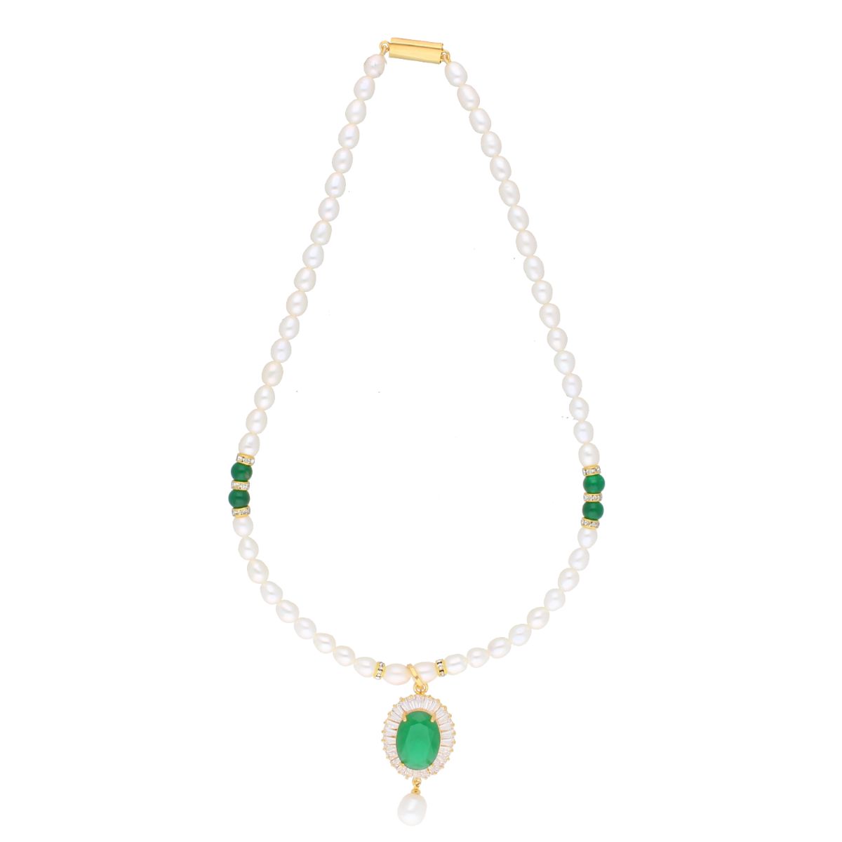 J Pearls Dharti Pearl Set - Real Pearl Jewelry - Distacart