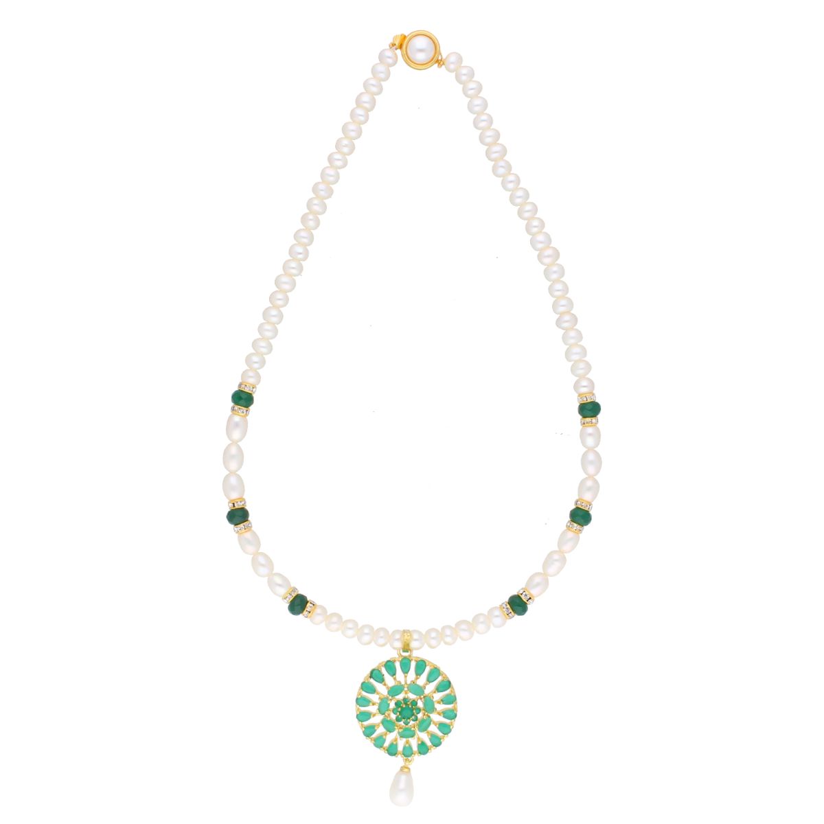 J Pearls Kiara Pearl Set - Real Pearl Jewelry - Distacart