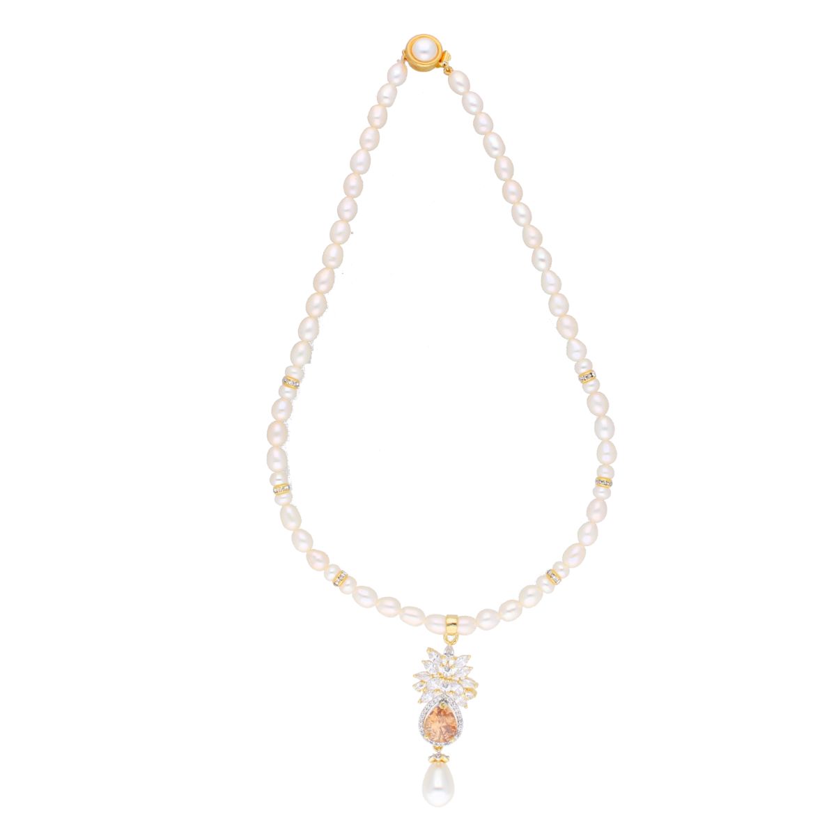 J Pearls Baani Pearl Set - Real Pearl Jewelry - Distacart