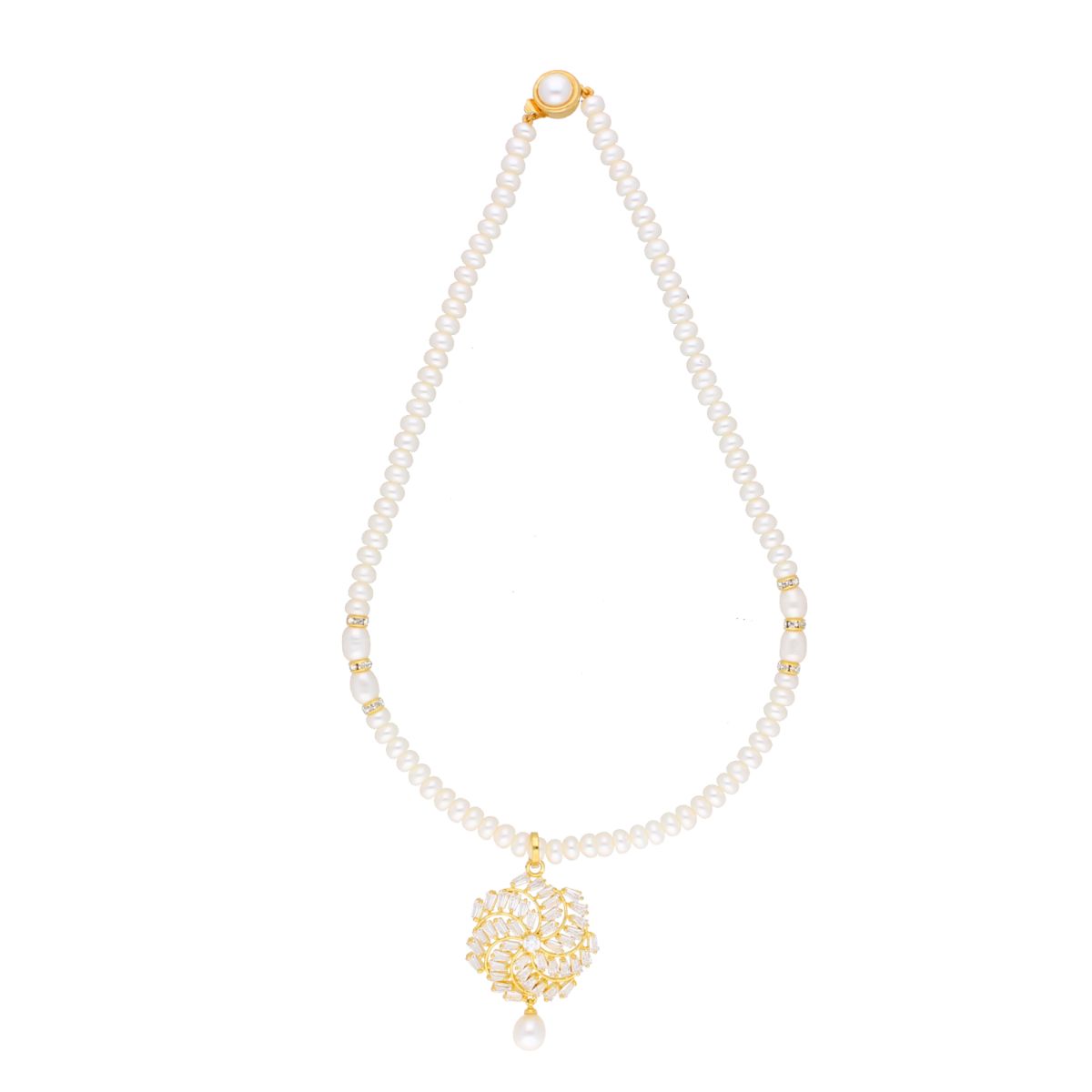 J Pearls Siddhi Pearl Set - Real Pearl Jewelry - Distacart