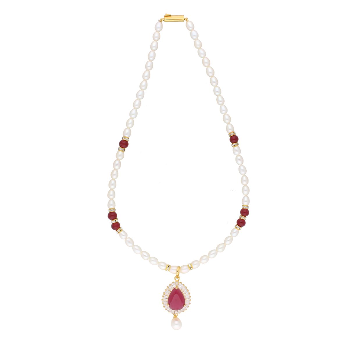 J Pearls Hiya Pearl Set - Real Pearl Jewelry - Distacart